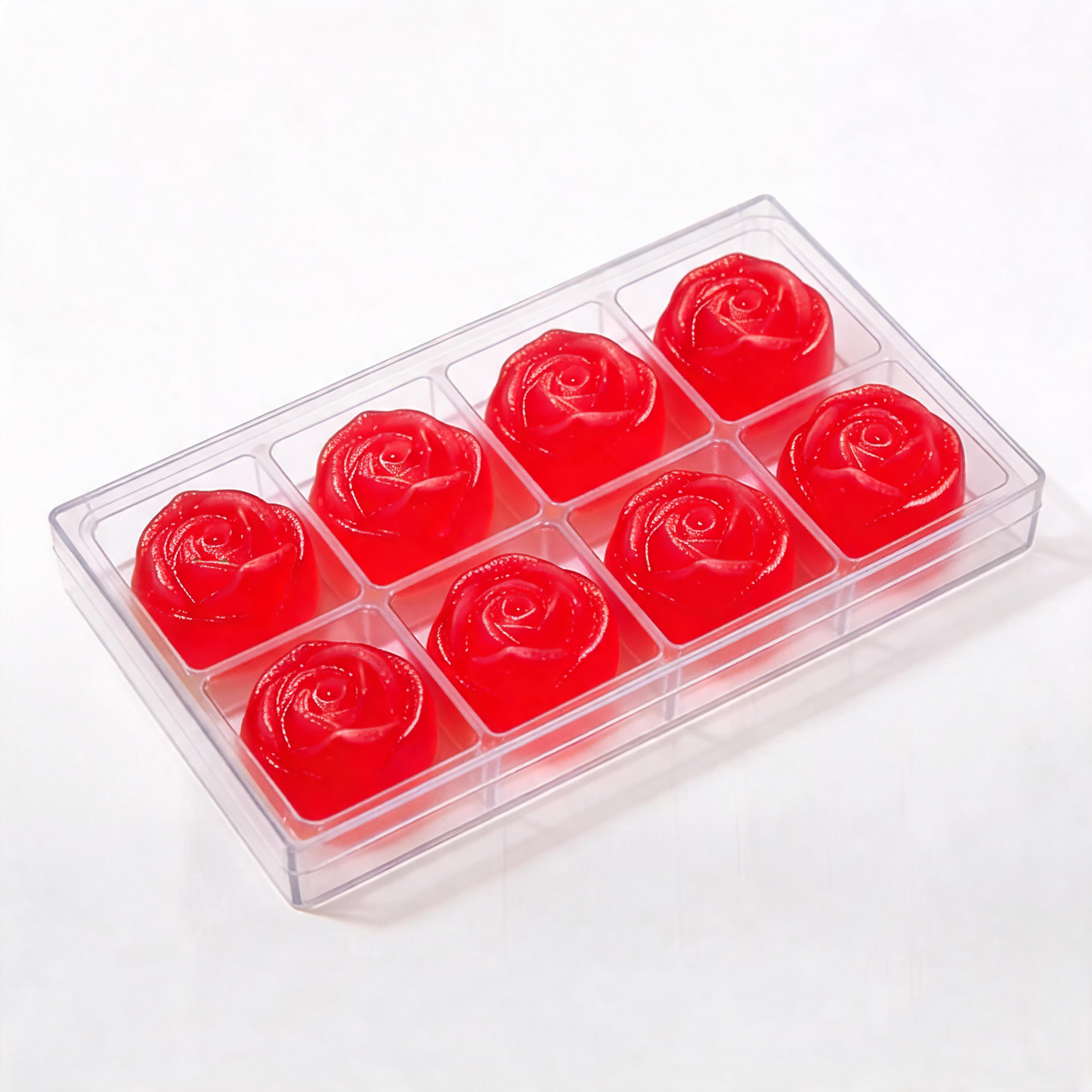 Fruit Punch Crystal Candy (Japanese Kohakutou) Rose Treat Box