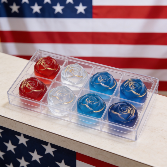 Americana Mix - Japanese Crystal Candy (Kohakutou) Rose Box