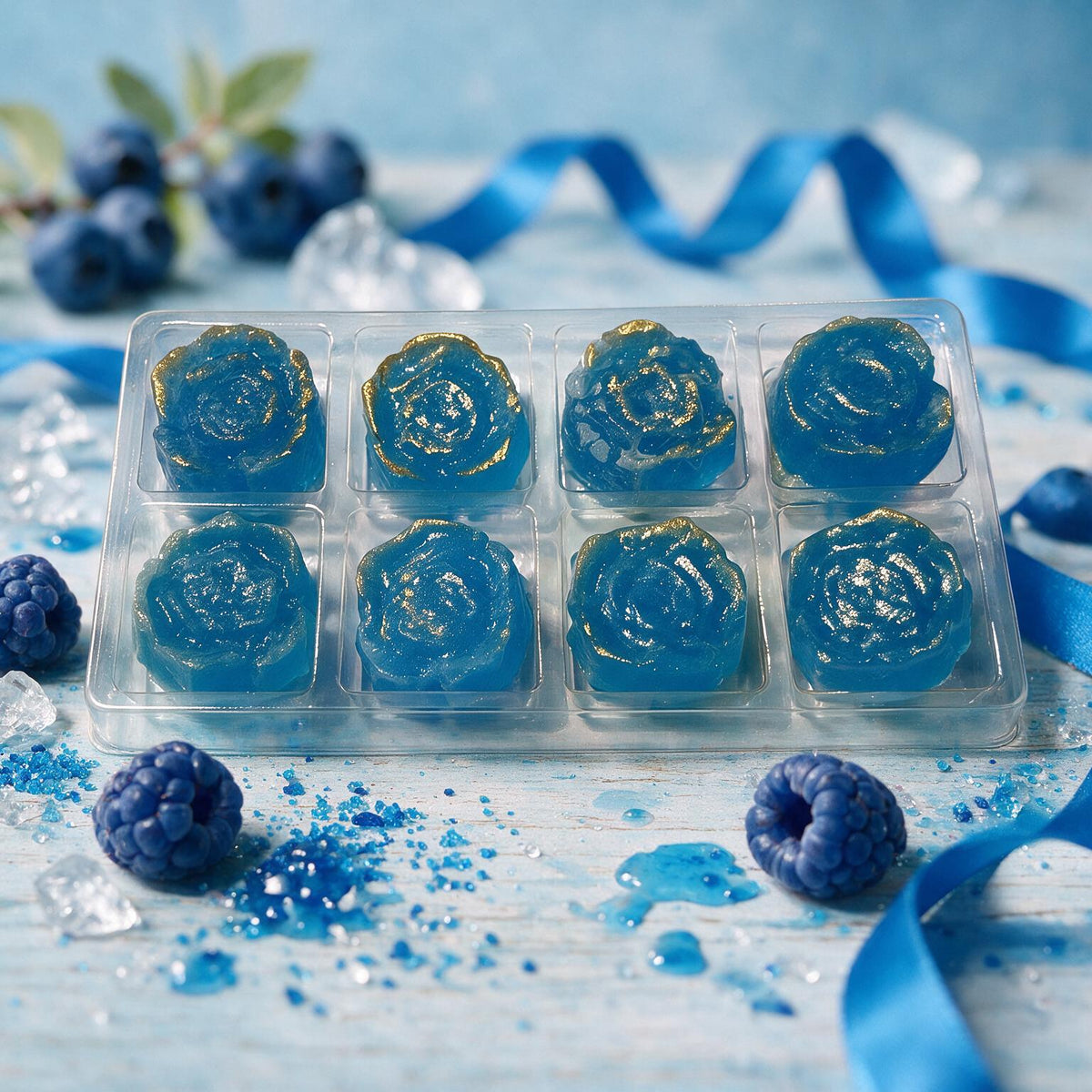 Blue Raspberry Crystal Candy