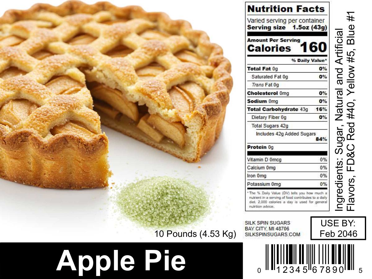 Apple Pie Cotton Candy Sugar