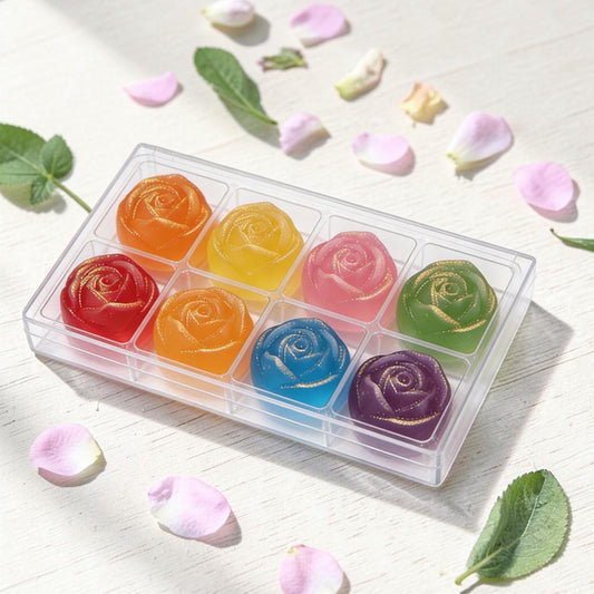 Mixed Fruit - Japanese Crystal Candy (Kohakutou) Rose Box