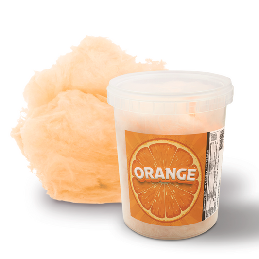 Orange Cotton Candy