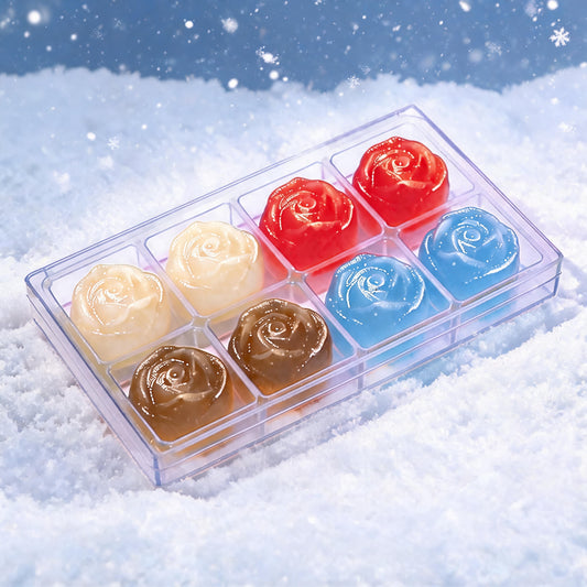 Winter Wonderland - Japanese Crystal Candy (Kohakutou) Rose Box