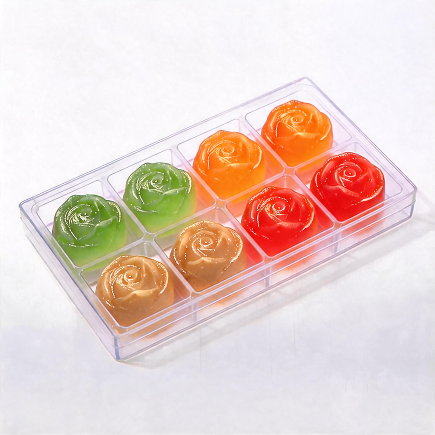 Fall Harvest - Japanese Crystal Candy (Kohakutou) Rose Box